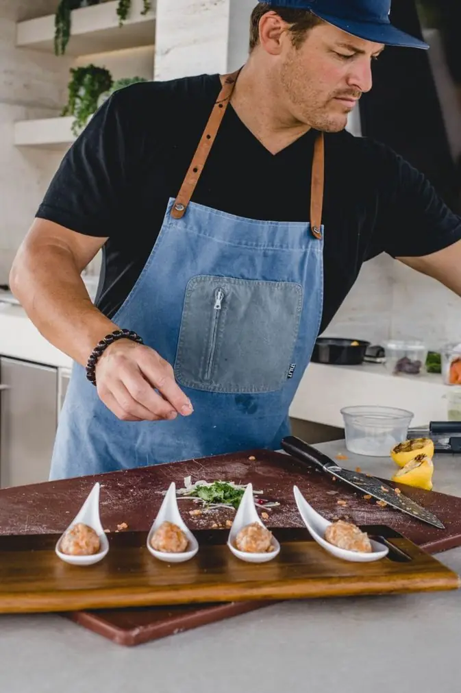 Private lunch prepared by Chef Paul Aceto in Miami