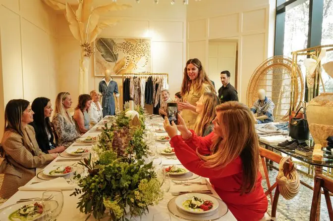 Veronica Beard new collection dinner catered by Silver Spoon Events