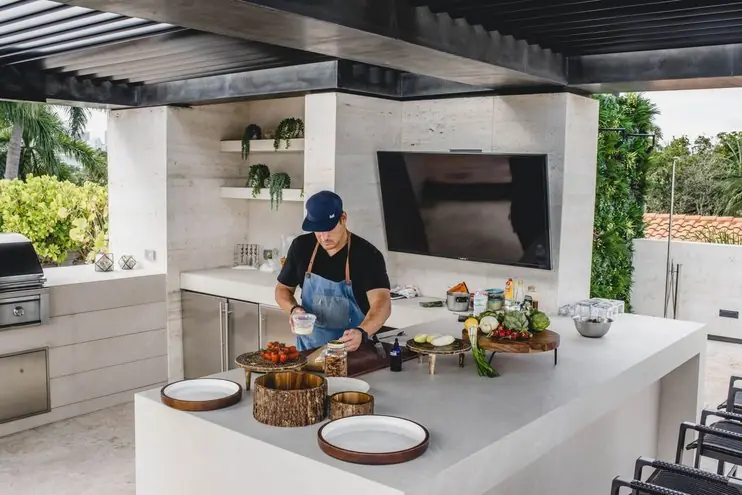 The Outdoor Kitchen — Silver Spoon Events by Chef Paul Aceto