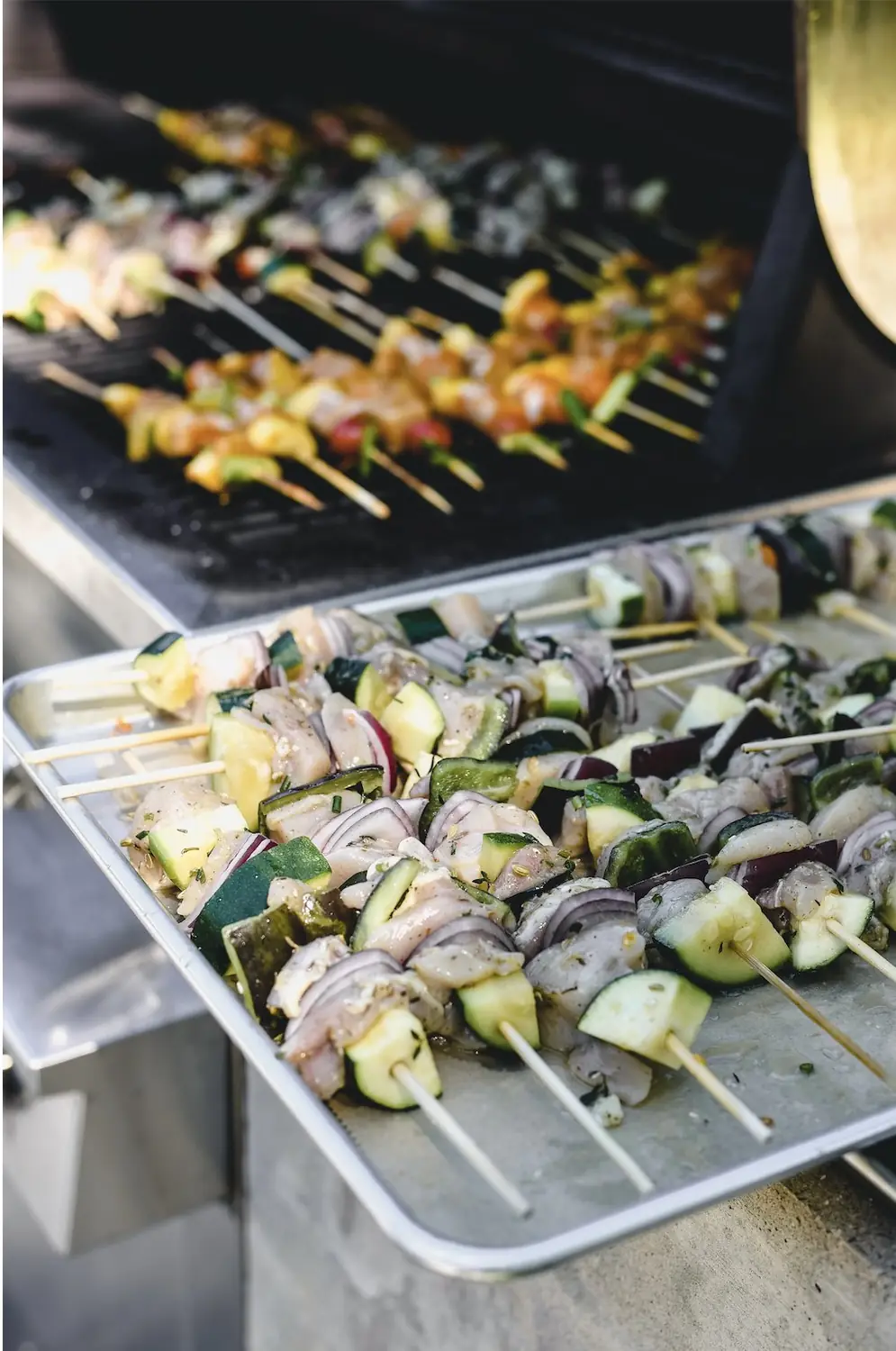 Skewers on the Grill — Silver Spoon Events by Chef Paul Aceto